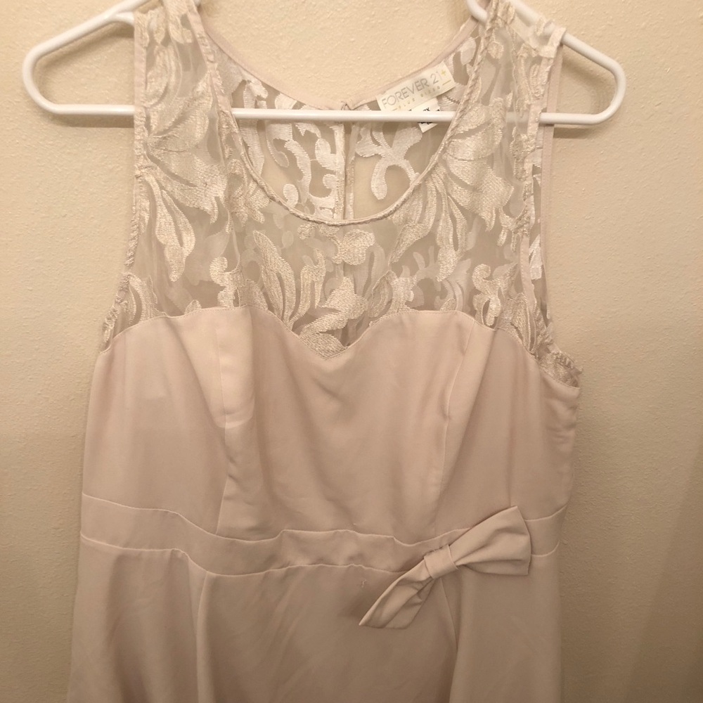 Forever21+ Lace Bow Dress